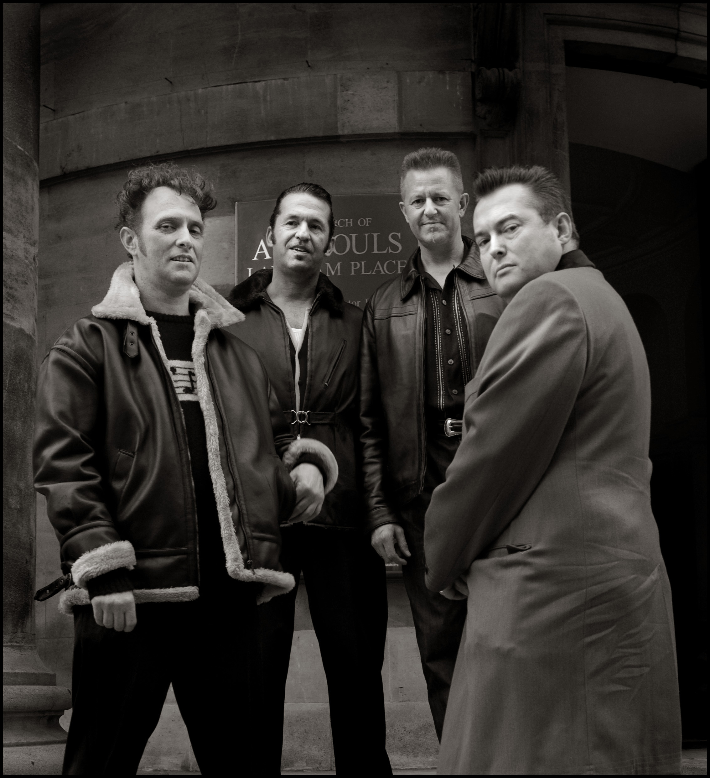 The Polecats performing live