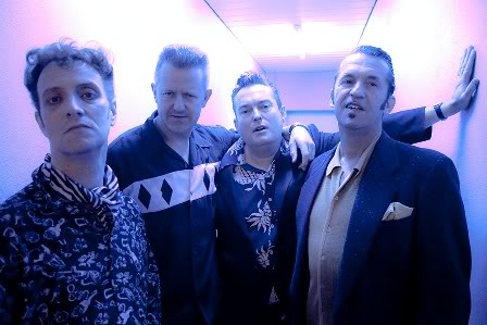 The Polecats backstage