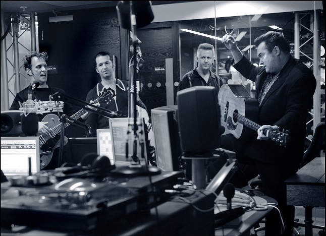 The Polecats in the BBC studio